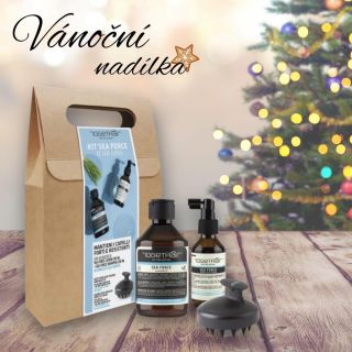 Darujte sílu moře pod stromeček! 🌊🎄 Vánoční balíček Togethair Sea Force je záchrana pro řídnoucí a padající vlasy. 100%...